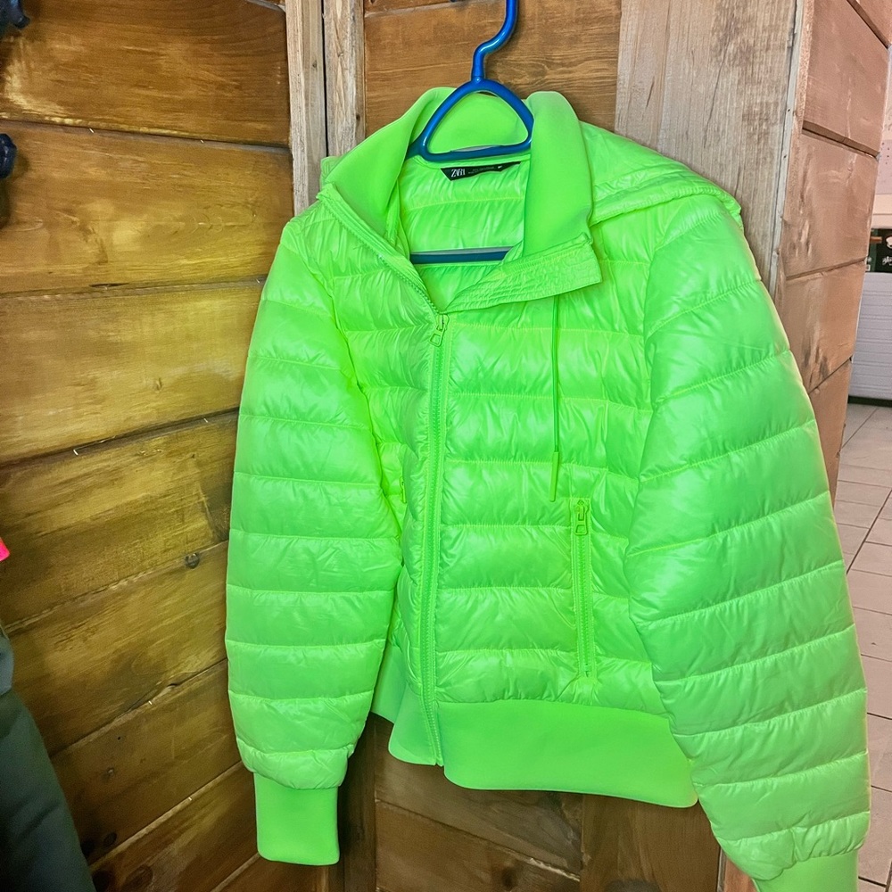Zara neon coat